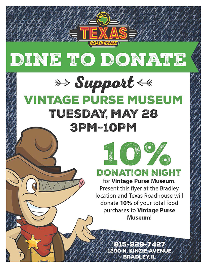 Vintage Purse Museum-Texas Roadhouse