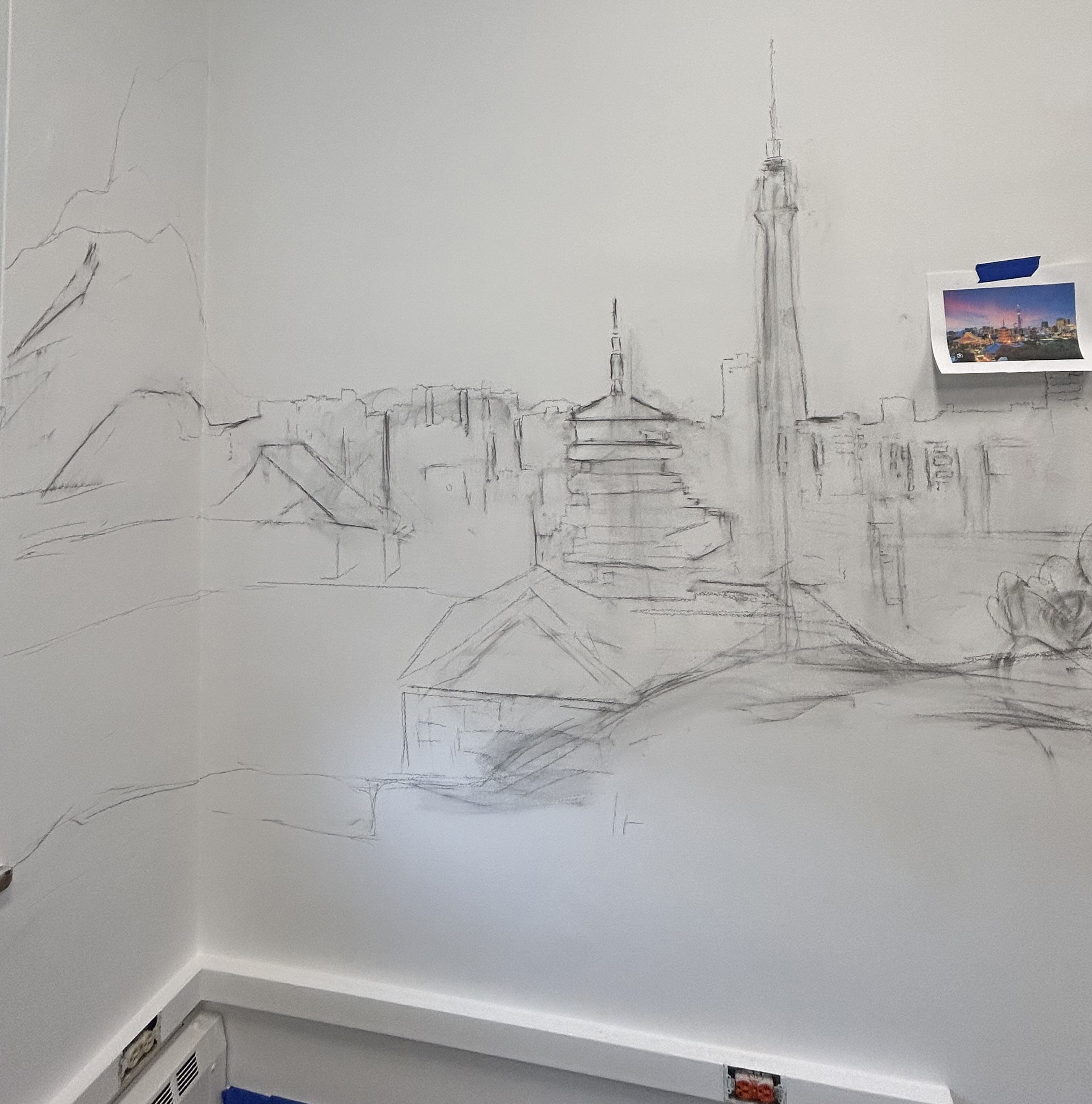 Jenna's sketch for Tokyo...